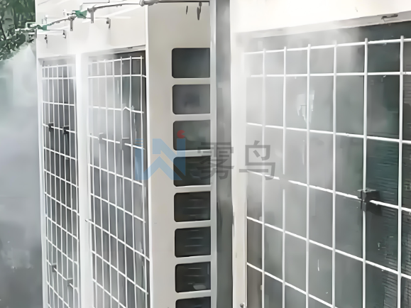 山西機房噴霧降溫節(jié)能案例分析，通信機房數(shù)據(jù)中心風(fēng)冷式空調(diào)室外機噴霧降溫系統(tǒng)
